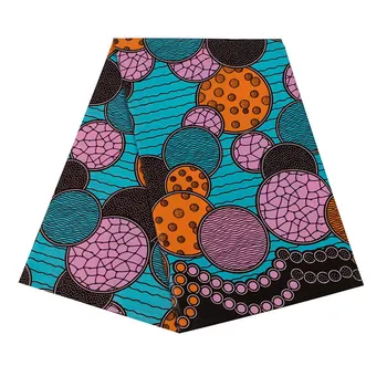

100% Cotton African Real Wax Print Fabric For Wedding Party Dress 2020 New Design Ankara Nigerian Veritable Print Wax Fabric