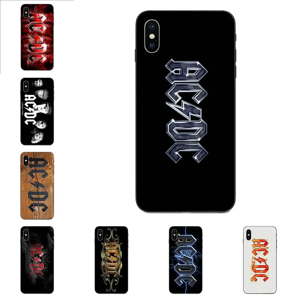 

Soft Rubber Phone Case For Galaxy A3 A5 A6 A6s A7 A8 A9 A10 A20E A30 A40 A50 A60 A70 A80 A90 Plus 2018 Rock Band Acdc Acdc
