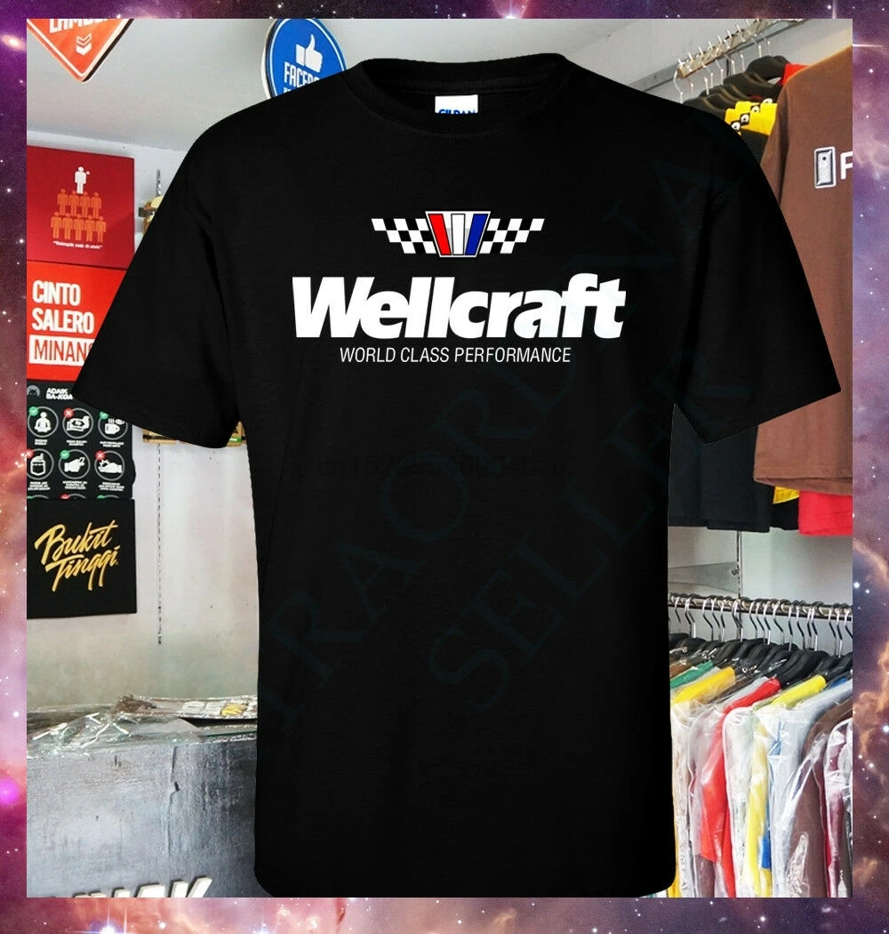 New Wellcraft World Class Performance Logo Yacths Marine Racing T shirt S-3XL