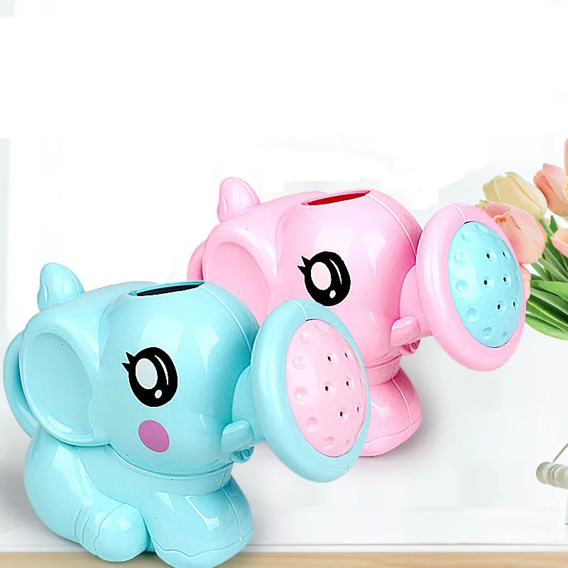 Новые розовые синие детские Игрушки для ванны в форме слона, детские игрушки для ванной комнаты с распылителем воды для детского душа, игрушки для плавания