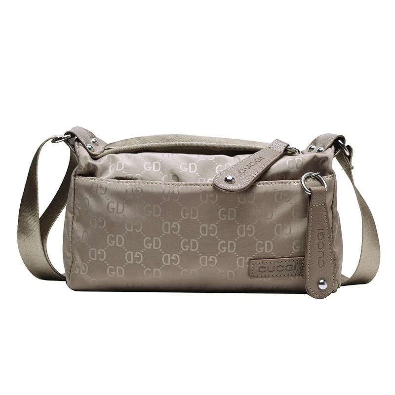 

Satchel Shoulder Bags for Women Nylon Handbags and Purses Luxury Designer Casual Bags Female Brand Letter Pattern Crossbody Bag