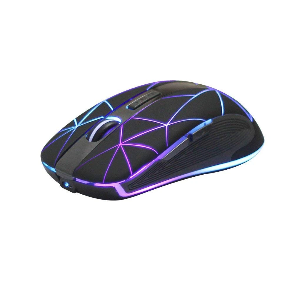 Rii RM200 2.4G Wireless Mouse 5 Buttons Rechargeable Mobile Optical Mouse with USB Nano Receiver,3 Adjustable DPI Levels for PC wired gaming mouse