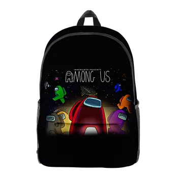 

2020 New Game Among US Backpack School Backpacks 3D Bag Teenagers And Boys Girls Travel Rucksack