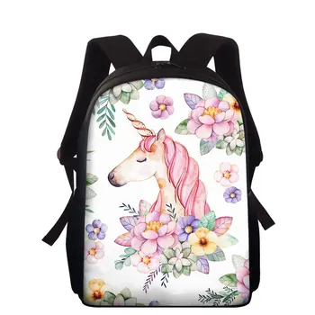 

Pink Unicorn Backpack Kids Horse Print Backpacks For Girls Children Laptop Rucksack Tote School Bag Kids Backpack Girls Mochila