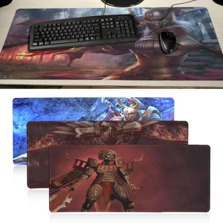  New Dota 2 Legion Commander Customized laptop Gaming mouse pad thick comfortable natural rubber key