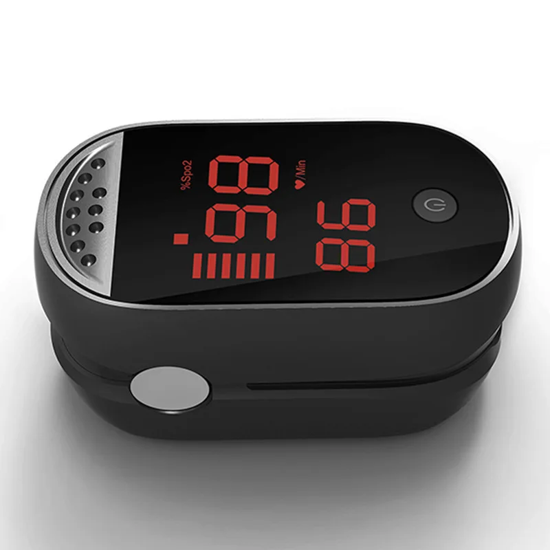 Пульсоксиметр SPO2 PR портативный с зажимом для пальцев прибор измерения пульса и