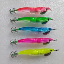 20 шт электронная приманка для ловли креветок, джиг для кальмара. Приманка для кальмара. Рыболовная Снасть см