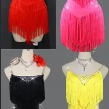 Платье для латинских танцев, бахрома для сальсы, костюмы для латинских танцев, платье для латинских танцев, платье для танцев на сцене, платья