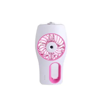 

Creative Mini Portable Handheld Fan Humidification Usb Charging Beauty Spray Small Fan Summer Portable Small Fan