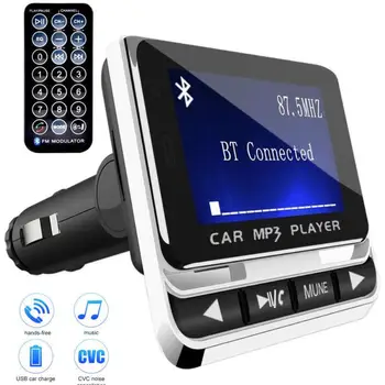 

Vehemo Bluetooth Receiver Car FM Transmitter Music FM Transmitter Automobile FM Adapter for MP3 Handsfree Voltage Detection