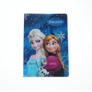 

ALIEME Elsa Passport Holder Cover PVC Anna Passport Holder Travel Identity ID Credit Card Cover Travel Ticket 14*9.6CM