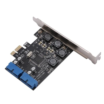 

U3N014S PW4 Desktop Front PCIe Transfer USB3.0 19PIN Interface Adapter Card