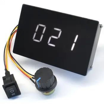 

Digital Display 0-100% Adjustable DC 6-60V Motor Speed Controller Module Convert