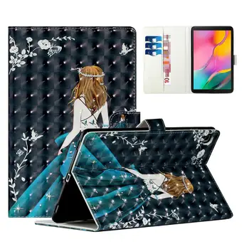 

HYYGEDeal Smart Tablet Cover Girls Card Slot Magnetic Leather for Samsung Galaxy Tab S5E 10.5 T720 T725