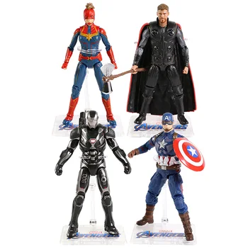 

Avengers Endgame Captain America Marvel Thor War Machine 7" Scale PVC Action Figure Collectible Model Toy
