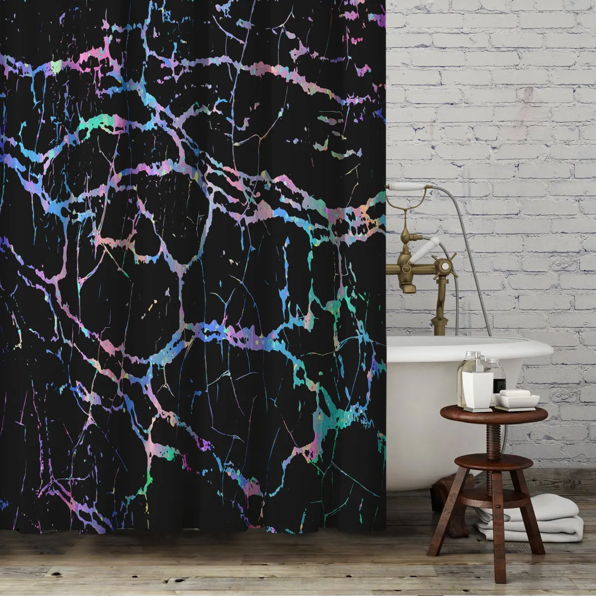 Modern Art Style Marble Luxury Shower Curtain Waterproof Home Decor Polyester Fabric Bathroom Curtains Toilet Cortinas De Ducha