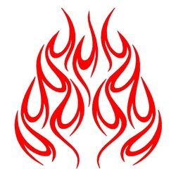 Flames Vinyl Car Sticker Motorcycle Cool Graphics Vinyl Decor Decals Fashion Personality Creativity Car Sticker