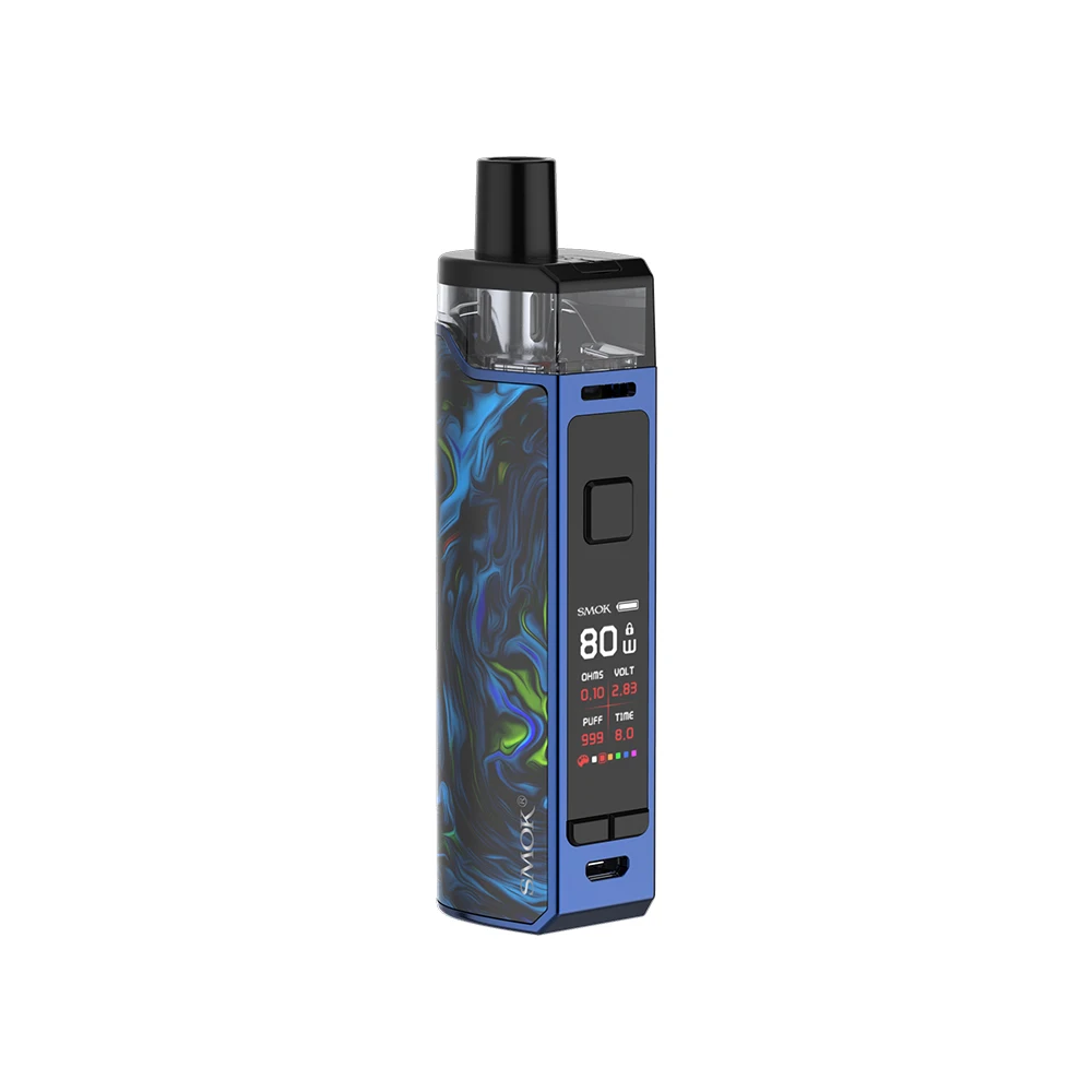 SMOK RPM80 Pro Pod Mod 80 Вт комплект Питание от одной батареи 18650 об/мин RPM80 RGC Pod электронная сигарета испаритель RPM80 VS RPM40