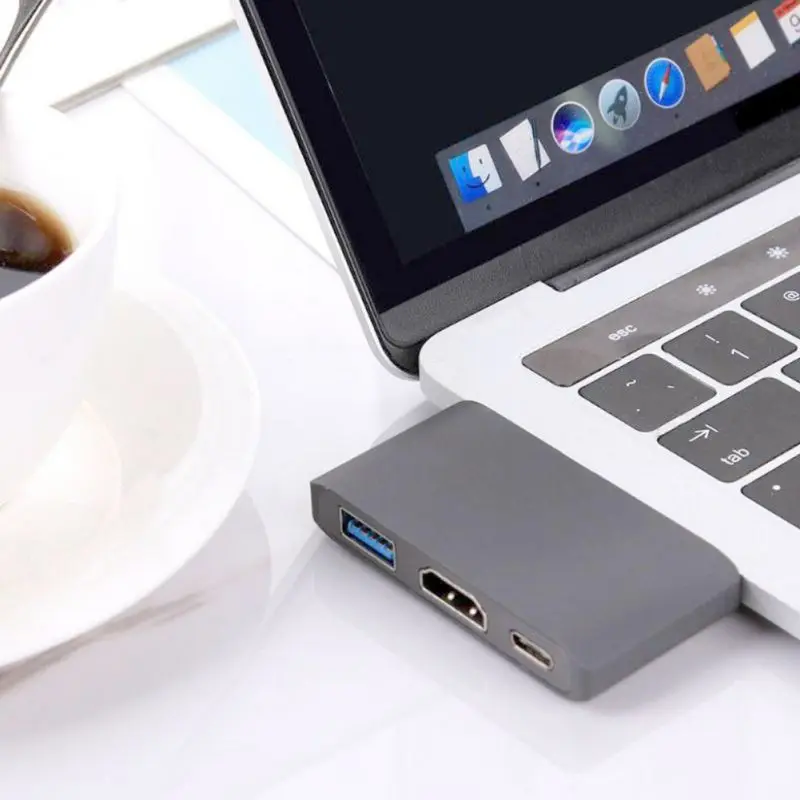 Тип C к HDMI USB 3,0 зарядный адаптер конвертер USB-C 3,0 концентратор адаптер для Mac Air Pro huawei Mate10 samsung S8 Plus Новинка