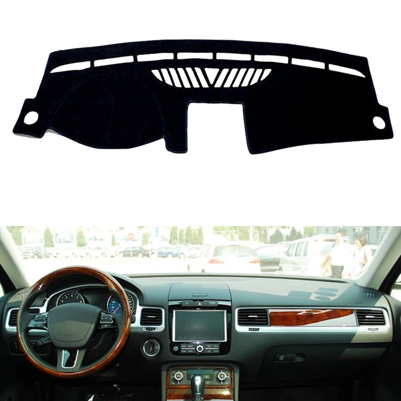 

For Volkswagen VW Touareg 2011- 2017 Dashboard Cover Mat Pad Anti-UV Sun Shade Instrument Protect Carpet Car Styling Accessories