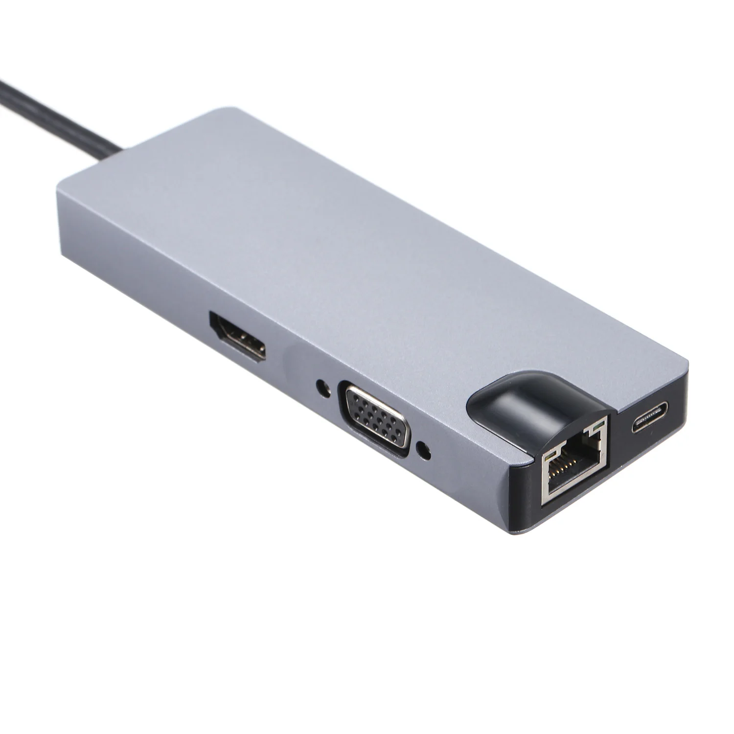 8 в 1 USB концентраторы адаптер type-C PD usb порт для зарядки USB 3,0 быстрая передача данных RJ45 HDTV VGA выход для samsung huawei MacBook