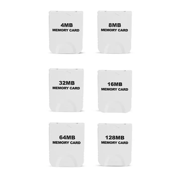 

White Memory Card compatible for Wii & Gamecube Console