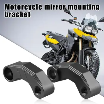 

Motorcycle Mirror Riser Extender Adapter Kit Black Process Surface Protection Treatment for BMW R1200GS LC R1200R R Nine T