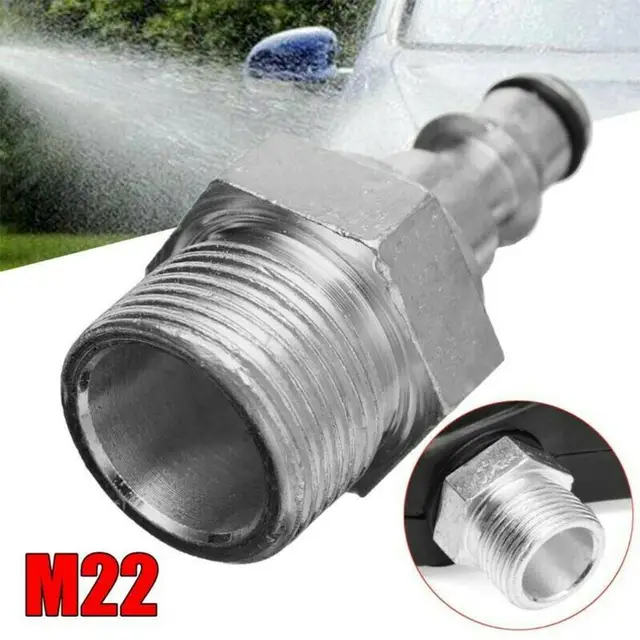 Az M14/M22 Adapterhez Kiváló Minőségű Permetezési Pisztoly Adapter Gyorskioldó Nyomásmosó Szerszámhoz Illik A Lavor Tömlő Illesztő Tartozékához - Image 4