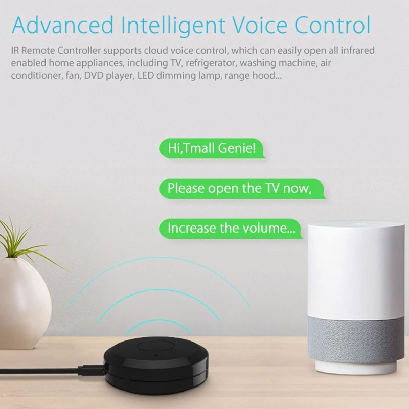 Wifi смарт ИК пульт дистанционного управления совместим с Alexa для Ios Android умный дом кондиционер ТВ