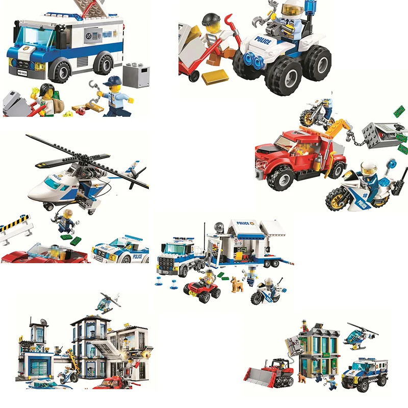 lego city police auto transport heist