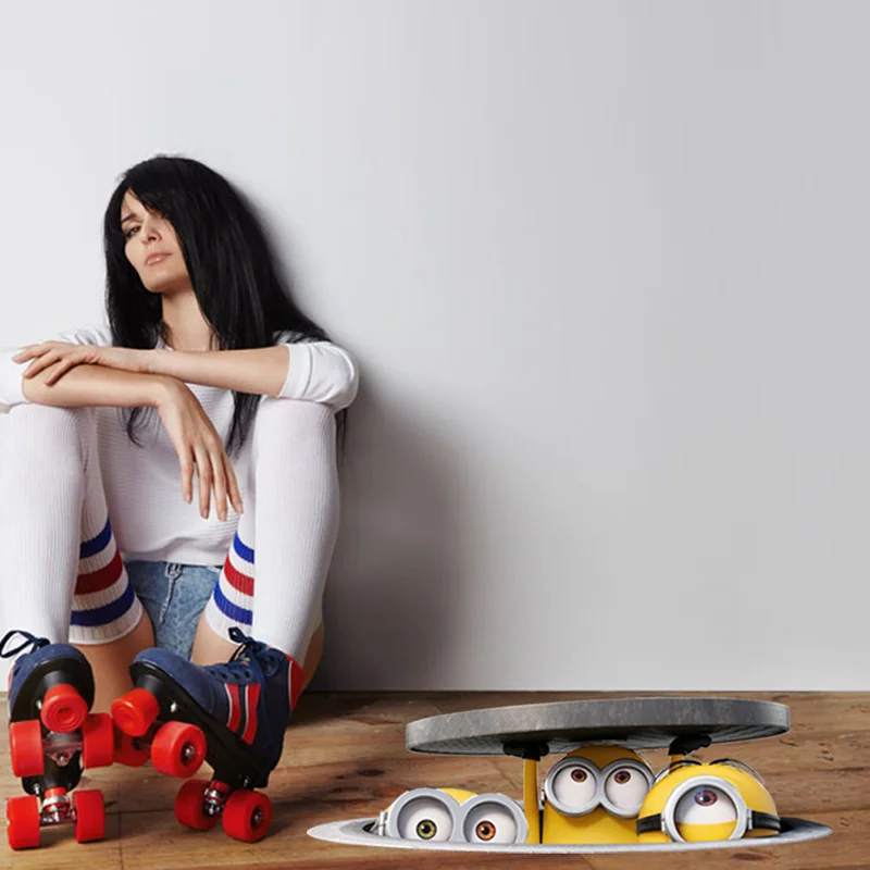  Wall-Stickers3d Cartoon Mural Minions Painting Kindergarten Stickers Children's Room decors Accesso - 33039539169