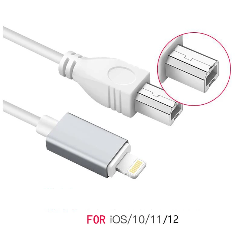 8-контактный адаптер 1,5 м к адаптеру usb type B OTG кабель папа-папа для iPhone iPad к аудиоинтерфейсу электронного музыкального инструмента - Цвет: A