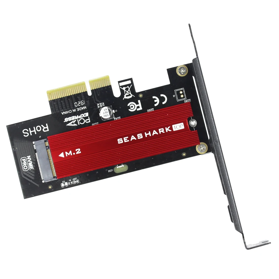 JEYI SK4 Plus M.2 NVMe SSD для PCIE 3,0X4 адаптер карта M ключ для 2230 2242 2260 2280 SSD PCI-e X8 X16 радиатор охлаждения sehark