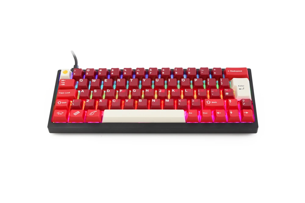 Underglow tipo c Rgb 60% Gh60 Swappable Quente Personalizado Teclado Mecânico Pcb Programado Qmk Firmware Bm60rgb Bm60 Iso uk ue - Imagem 4