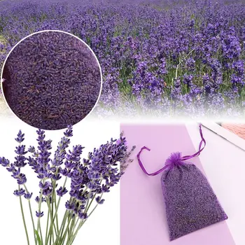 

Natural Lavender Bud Dried Flower Sachet Bag Aromatherapy Aromatic Air Refresh Office Home Fragrance Sachets Bags 4 Sizes