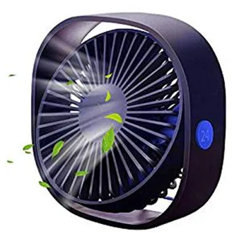

360° Mini Cooling Fan Portable USB Desktop Fan 3 Speed Summer Cooling Fan for Office Car Home Travel Holiday Beach