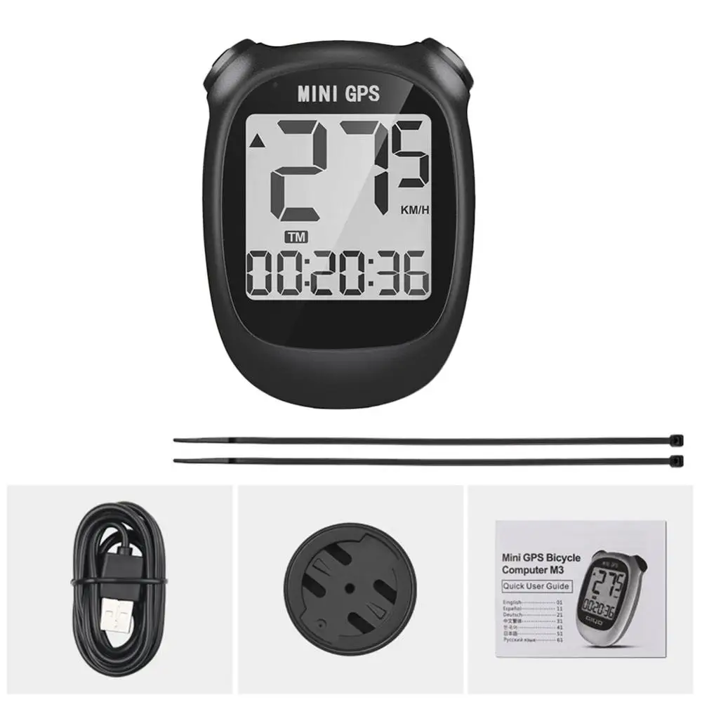 

M3 Mini GPS Bike Speed Meter Digital Bike Computer Multifunction Waterproof Sports Sensors Bicycle Computer Speedometer