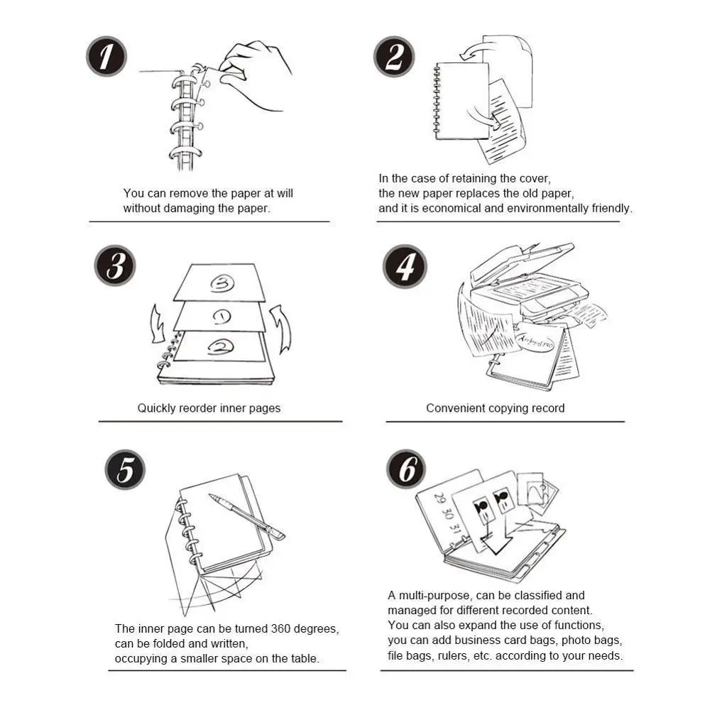 A5A6 блокнот с отрывными листами бизнес-блокнот для записи совещаний защита книг ПП Обложка личные заметки офисные школьные канцелярские принадлежности