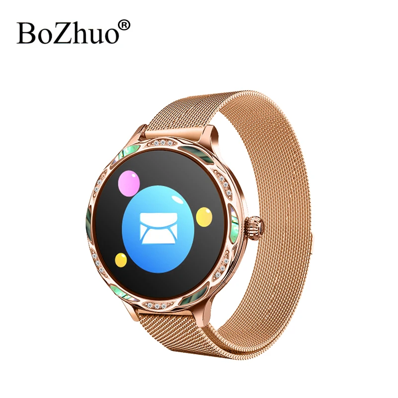 Новые модные женские Смарт-часы M9 с цветным экраном IP68 Водонепроницаемые женские физиологические напоминания для Apple IOS Bluetooth PK S9