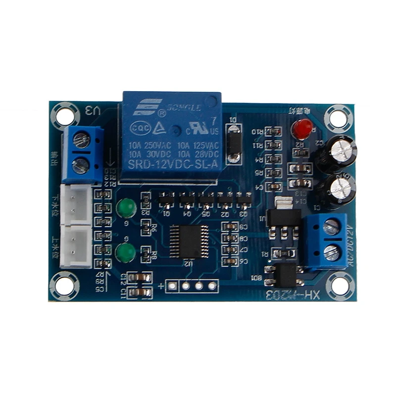 Water Level Controller XH-M203 Full Automatic Water Level Controller Pump Switch Module AC/DC 12V Relay Output