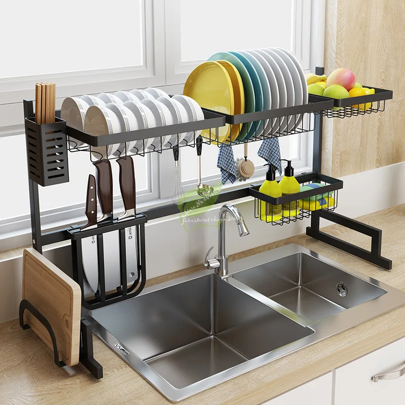  37%Multi Use Stainless Steel Dishes Rack Stready Sink Drain Rack Kitchen Oragnizer Rack Storage Rac - 4000234165643