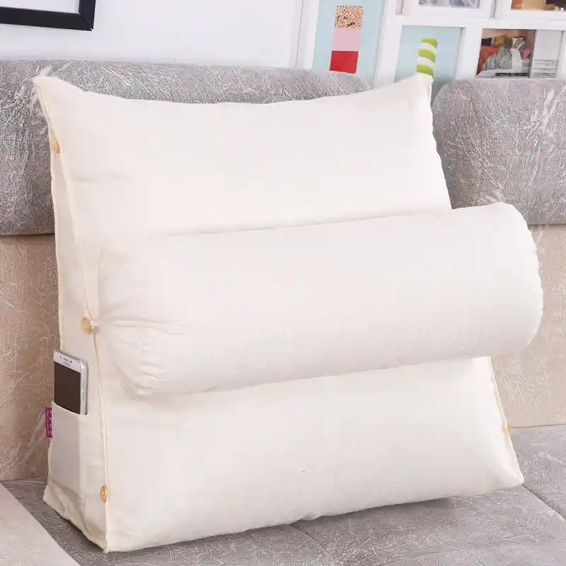 Aag Bed Couch Chair Triangular Backrest Pillow Big Wedge Back