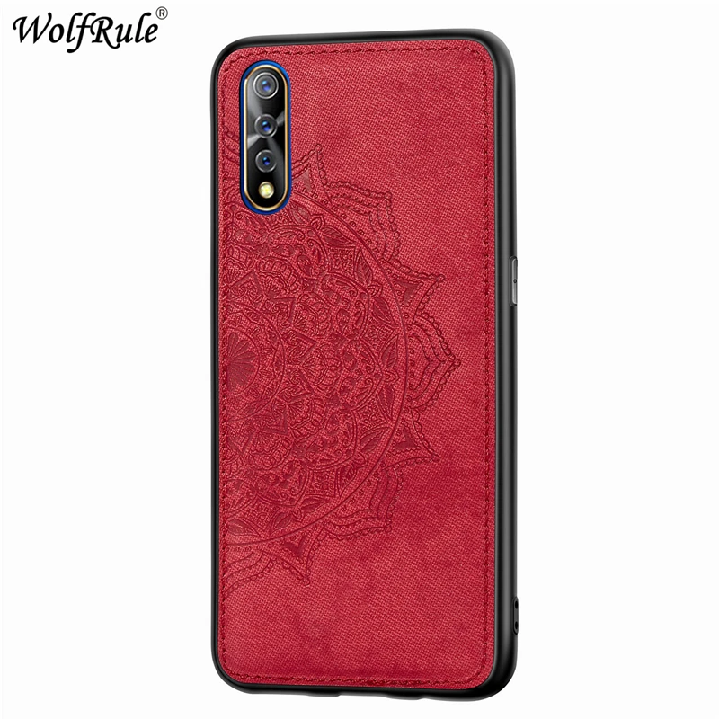 Red Чехол для Vivo V17 Neo чехол Магнитный модный Африканский воск хлопчатобумажная ткань чехол для телефона для Vivo iQOO Neo ЧЕХОЛ ДЛЯ Vivo V17 Neo/S1/Z5/Y7S - Цвет: Red