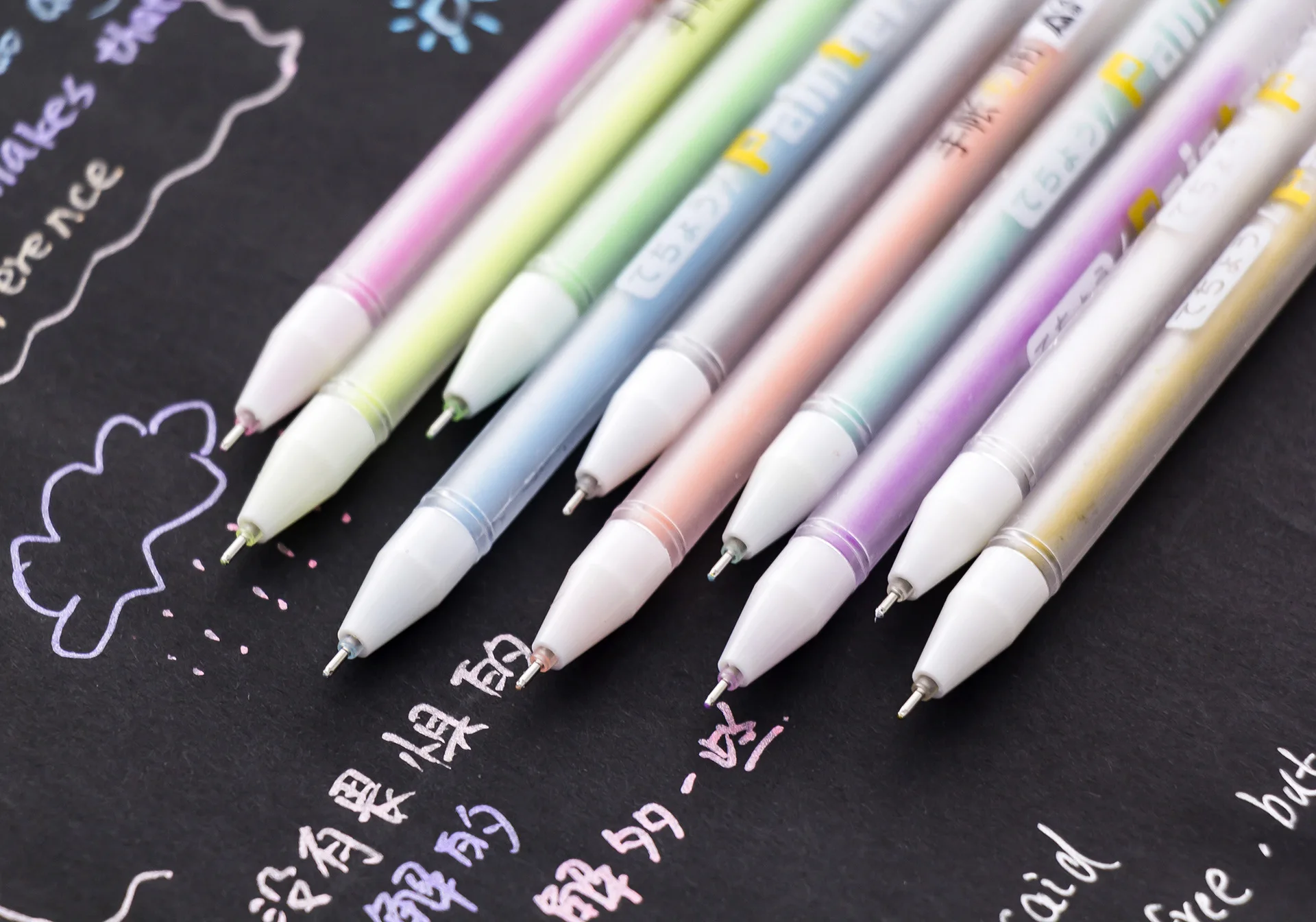 10 шт./упак. красочный художник на беглом гелевая ручка подпись маркер для рисования ручка для школы офиса поставить поощрительный подарок