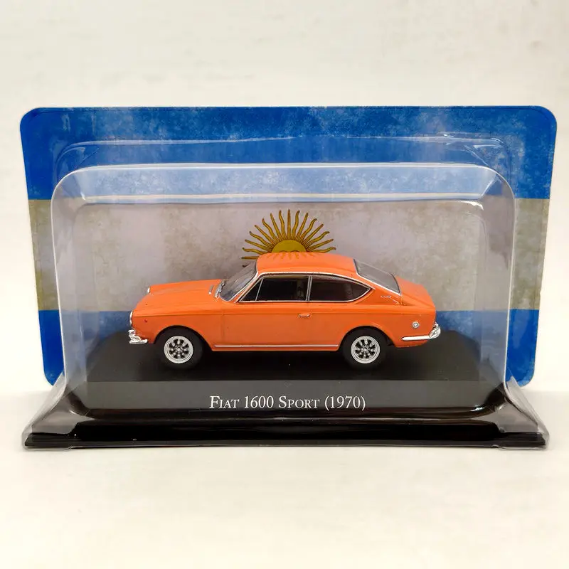 IXO 1:43 Fiat 1600 Sport 1970 Orange Diecast Toys Car Models Limited Edition Collection Auto Gift | Игрушки и хобби