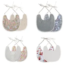 1 предмет, новинка, треугольные хлопковые Слюнявчики, Слюнявчики для мальчиков и девочек, милые Слюнявчики, полотенца, шарф, ужин, кормление, кисточка, двухслойные Слюнявчики