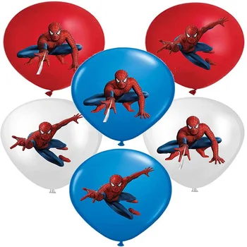 

spiderman balloons kids boy super hero birthday spiderman party decorations happy birthday spider mask printed balloons