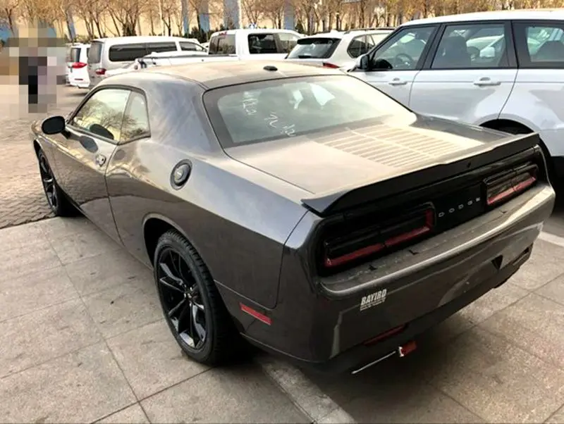 Для Dodge Challenger задний спойлер Высокое качество ABS Материал грунтовка цвет украшение в виде хвостового крыла