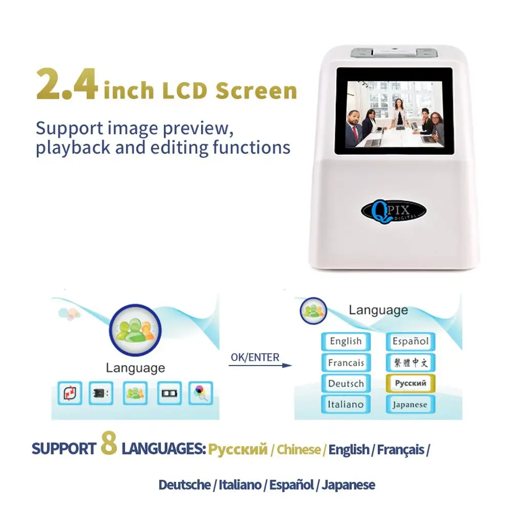 High Resolution 22 MP 35mm Negative Film Scanner