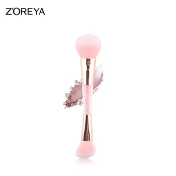 

Double-headed Powder Brush Blush Brush Base Makeup Repair Capacity Loose Powder Soft Easy Makeup Brush